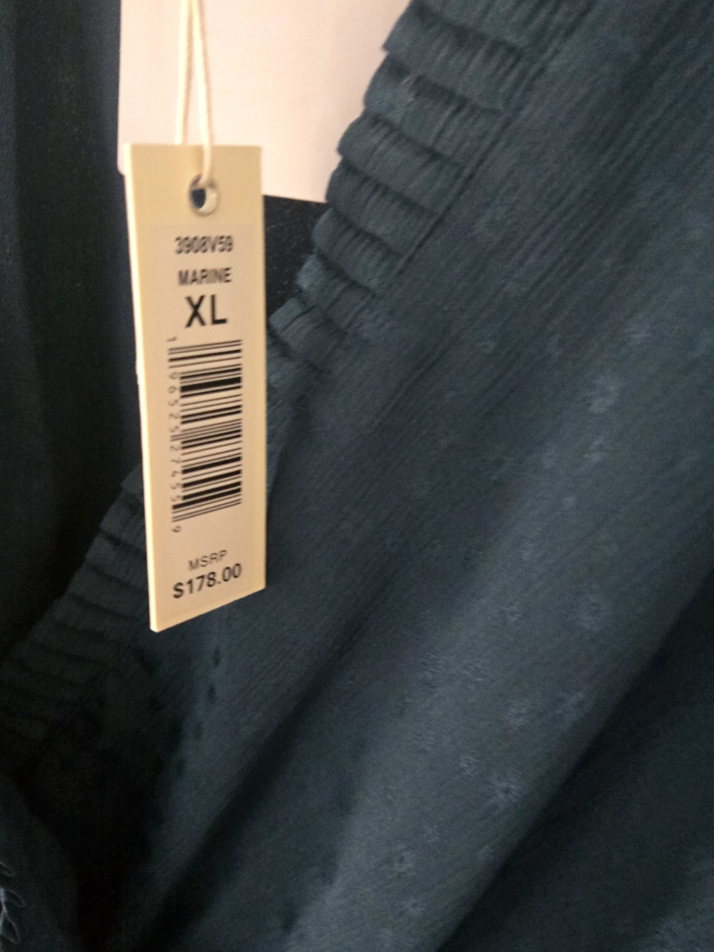 Max Studio Teal Long Sleeve V-Neck Maxi Dress - Picture 2 of 3